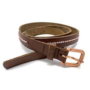 American Eagle Studded Leather Belt 11/12